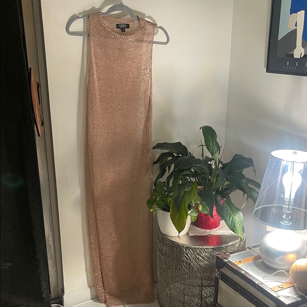 Hera Collection Shimmering Gold Dress